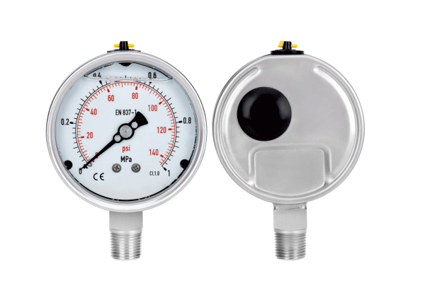 pro-23Explosion-Proof All stainless steel Liquid filled industrial Gauge